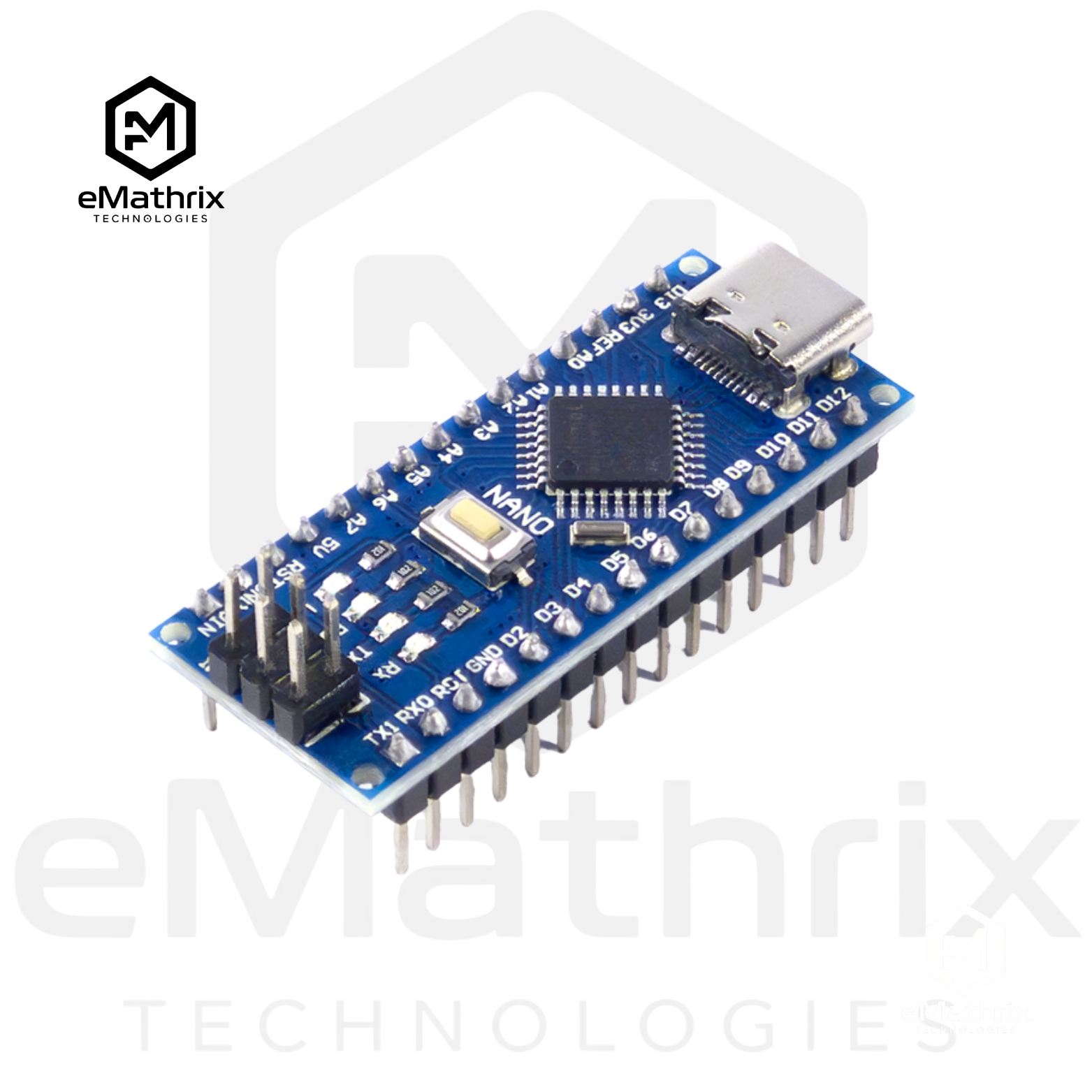 Arduino Nano (CH340 Clone - Soldered)